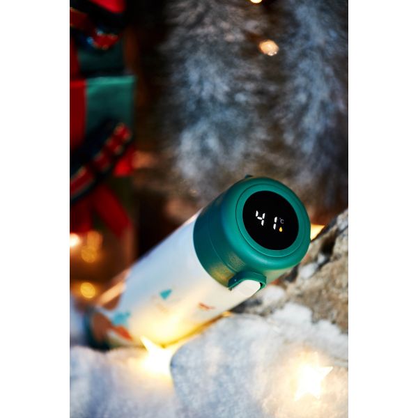 Вакуумные бутылки Термосы Светодиодные цифровые бутылки с водой Вакуумные кружки из нержавеющей стали