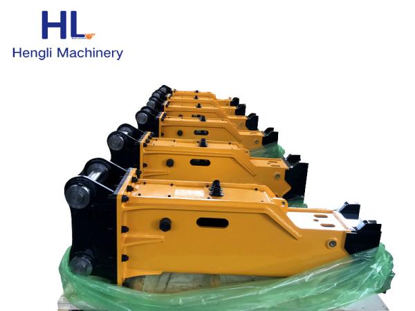 Tipo silenciado da maquinaria de construção de HL45 Mini Skid Steer Hydraulic Breaker