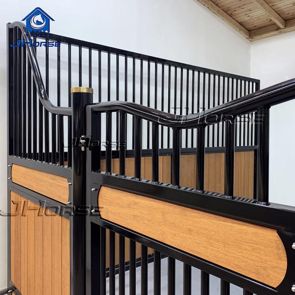 Horse Stable Front Panel Bamboo Pine Wood Door Design Equestrian Supplies