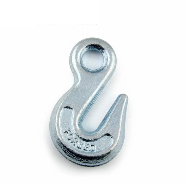 OEM Forgings Lifting Rigging Eye Hook Parts Closed Die Forging Process Forged Crane Hook