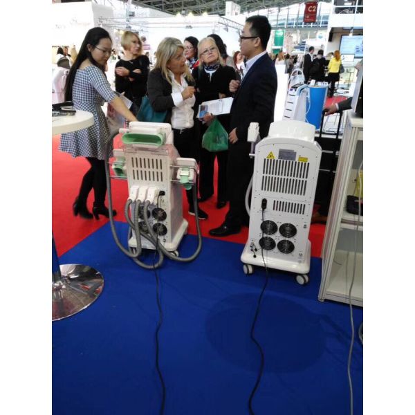 Professional painfree diode laser system 755nm 808nm 1064nm laser hair removal machine