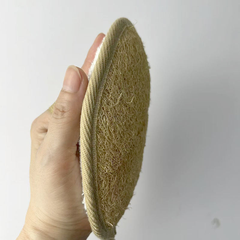 100% Natural Exfoliating Loofah Flat Body Scrubber Egyptian Bath Sponge