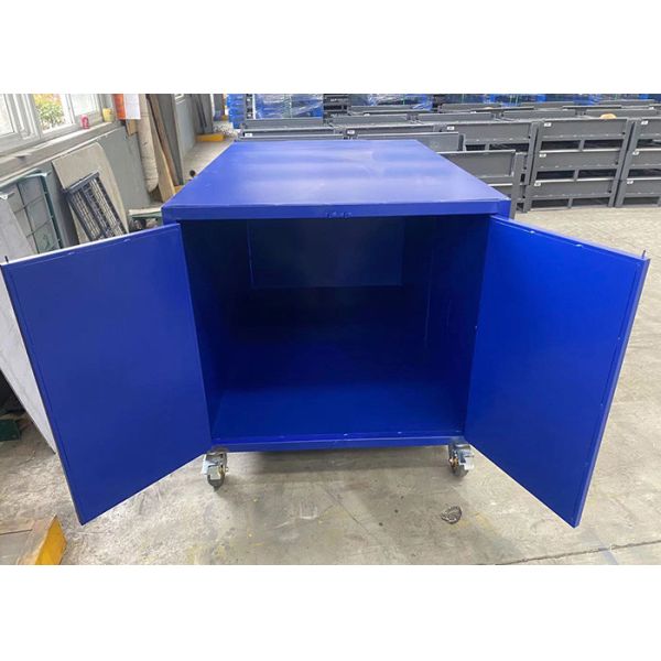 Паллет металла Powdercoating мобильный Lockable арретирует промышленные Stillages на колесах