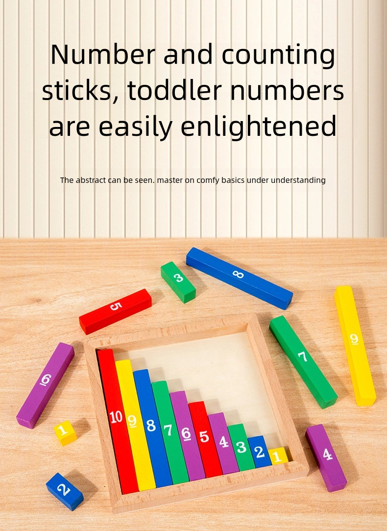 Montessori Mathematics Math Teaching Aids Kids Preschool Education Toys Wooden Math Learning Toys