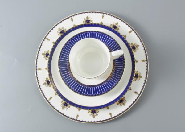 SGS Certificate Translucent Royal Bone China Dinnerware Set