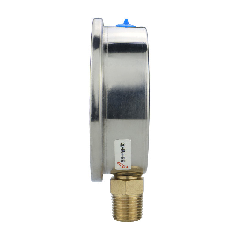 YN100 High Accuracy Glycerine Pressure Gauge in 4 Inch Size with Customizable Options