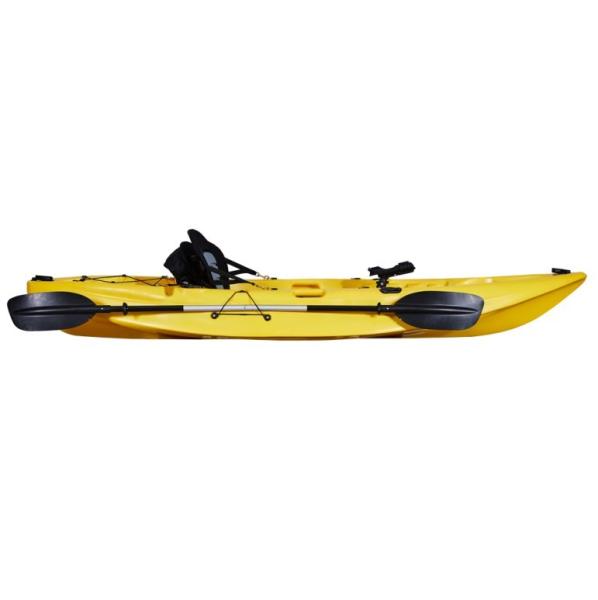 Wholesale Kayak Single Seat Kayak One Person 9FT Fishing Sit On Top Canoe LLDPE Plastic Kayak For Sale