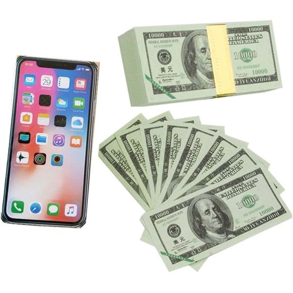 Ancestor Money To Burn, Joss Paper With Smart Phone Bank Note Spirit Ghost For Funeral, Strengthen Connection