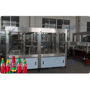 32 Heads 8000 Bottles / Hour Soft Drink Filing Line For PET Bottle