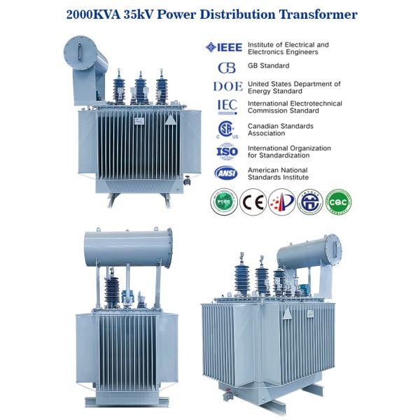 S11 Series 1250kVA 1600kVA Oil-Immersed Step-Up Transformer for 10kV to 15kV Renewable Grid Connection