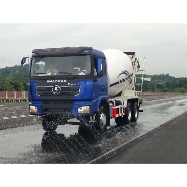 X3000 Транспортный бетонный грузовик 8х4 375hp Шакман смеситель EuroV Белый