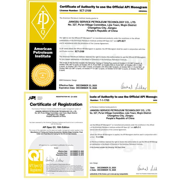 API Certified Threaded Connection 13-3/8