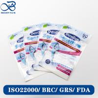 Custom Zip Lock Pouches Plastic Bags For Dental Floss Packaging Featuring Lightweight And Space-Saving.