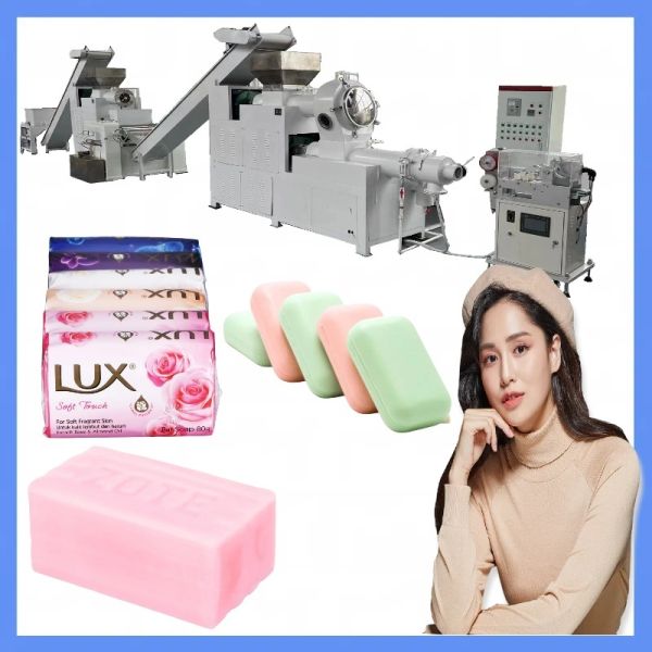 Beauty Soap Suitable Soap Making Machine 1000kg Output Automatic Soap Production Equipment for Soap Manufacturing Process