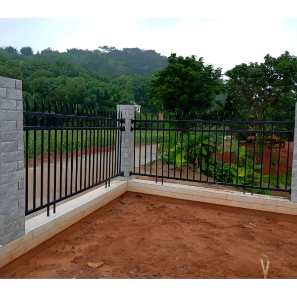 Anti Corrosion Coating Sleek Aesthetic Tubular Steel Fence Panels With 1.8M Height