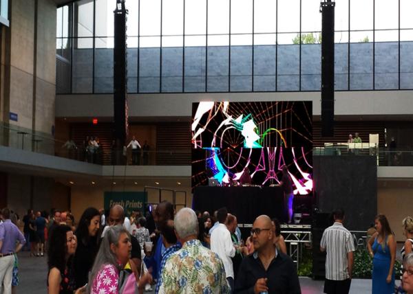 Tela de exposição video dianteira do diodo emissor de luz do serviço P5.95 sem controlador e suporte