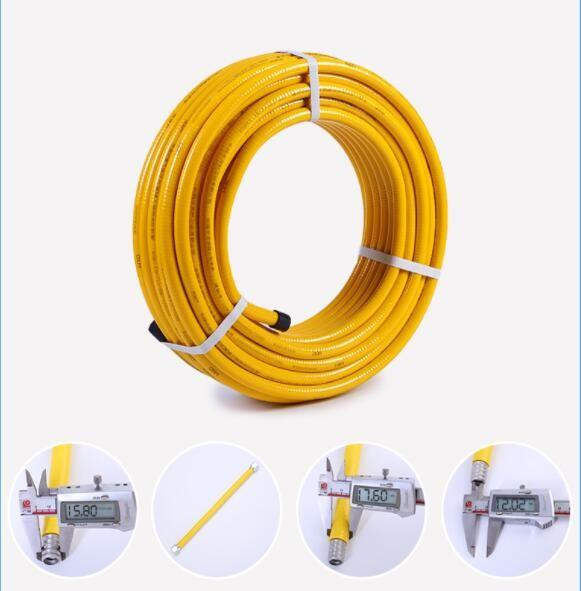 3/16 Flexible Stainless Steel Propane Hose , DN13 High Pressure Flexible Hose Pipe