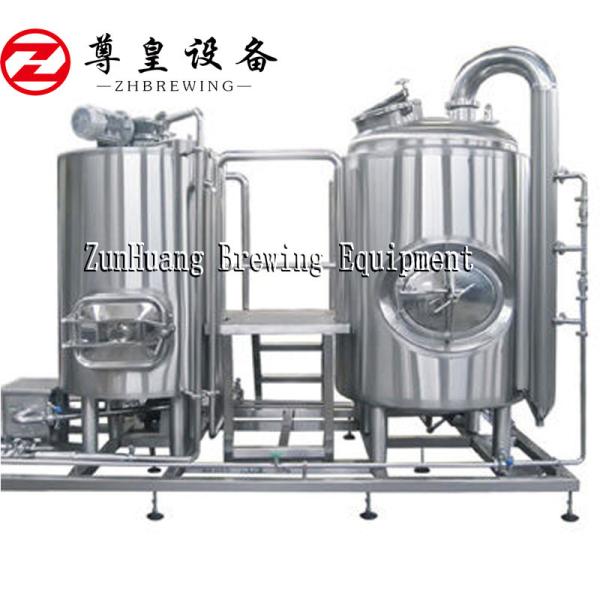 800L 50HZ Beer Brewery Brewhouse Machine , Craft Brewing Equipment Long Life