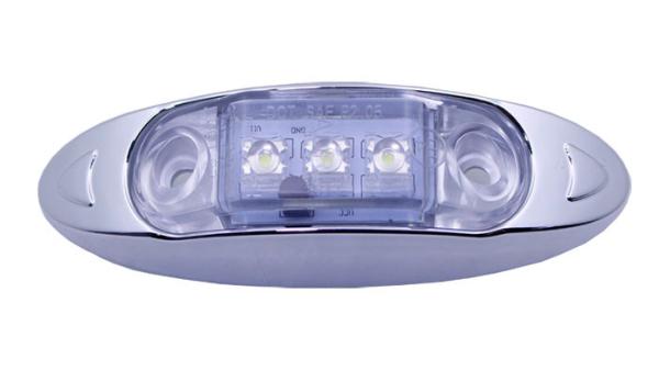 12v Oval Marine Led Side Marker Light Ip68 Waterproof Boat Underwater Light