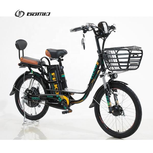 GOMID Electric City Bike Hub Motor Ebike Lithium Battery 400W 20Ah 22*1.95Inch Wheel Size High Capacity Takeout E-Bike