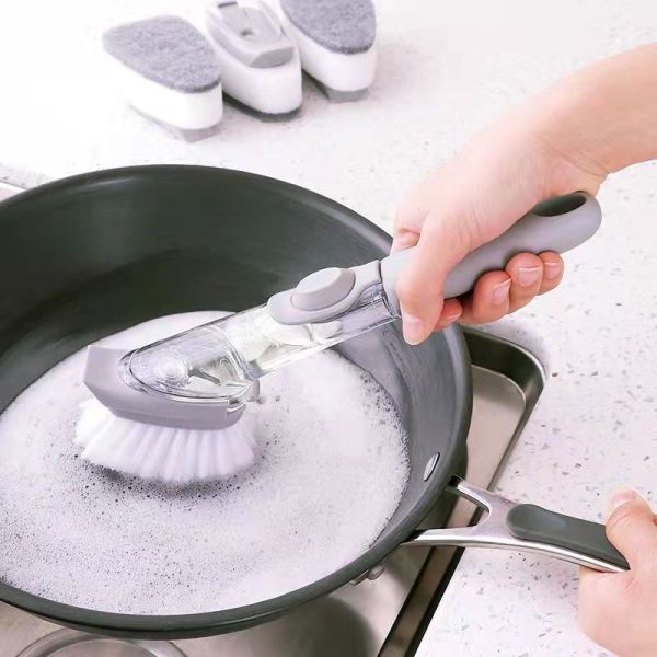 Kitchen Tools Cleaning Brushes Long Handle Brush for Dishwashing and More