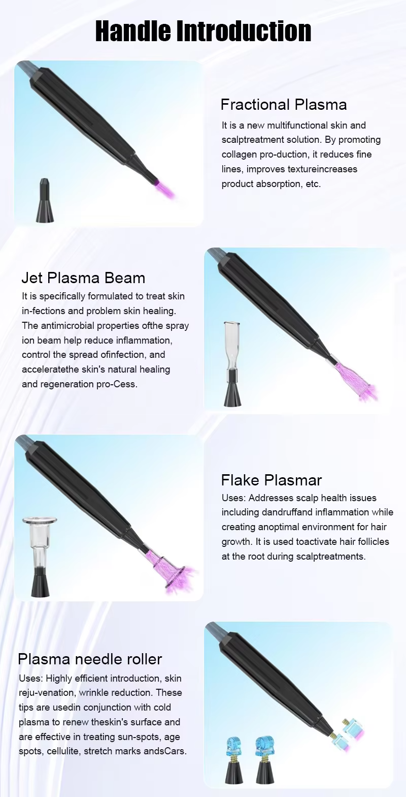 Cold Plasma Acne Spot Scar Wrinkle Removal Jet Plasma Beam Skin Rejuvenation