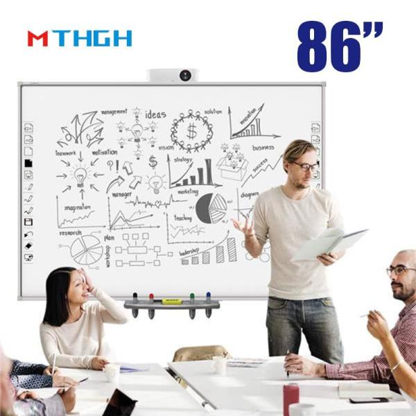 86 Inch Tempered Glass Smart Whiteboard With WiFi Bluetooth USB Connectivity For School Supermarket