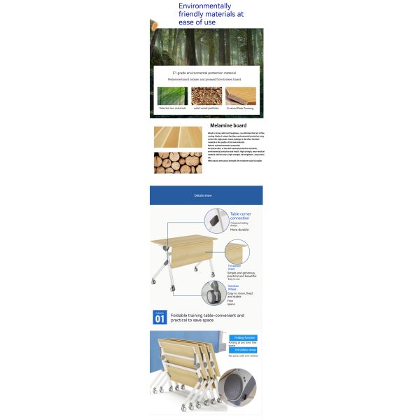 Коммерческая офисная мебель Деревянный рабочий стол для конференций для нескольких человек с металлическими ногами