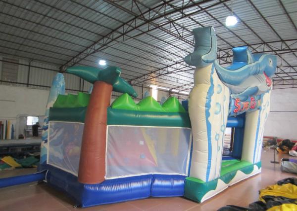 Outdoor Games Toddler Bouncy Castle , Small Indoor Bounce House 9.5 X 6 X 5m