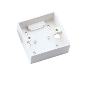 White Or Ivory Fiber Optic Faceplate , ABS / PC Material 2 Port Faceplate 86 *