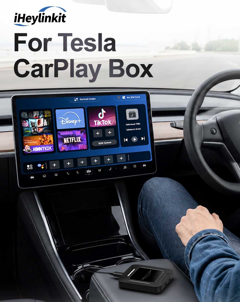 Carplay Android Box for EV Cars  Upgrade to Android System and Wireless Carplay Android Auto Through Browser