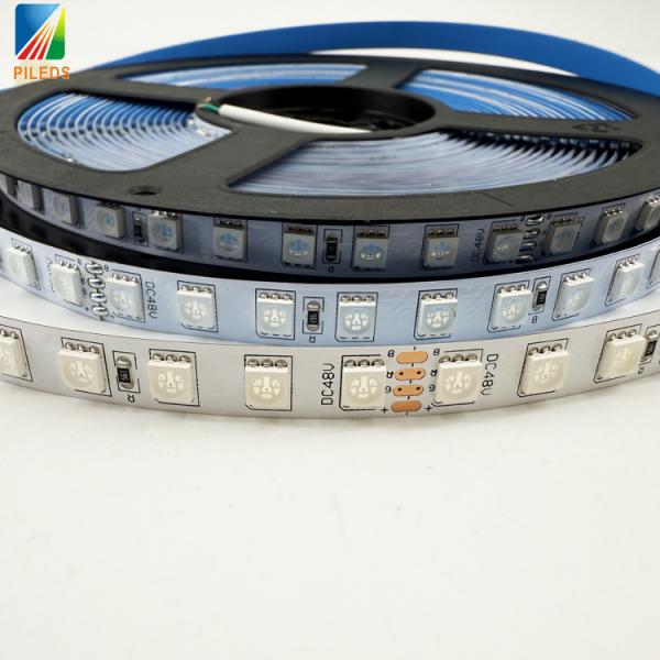 Long-distance Without Voltage Drop DC48V Addressable LED Strip 90LEDs/m RGB/RGBW for Architectural Lighting