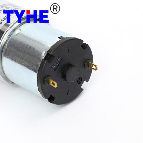 Low Noise Micro Diameter 37mm Gearbox 6volt 12v 24v 10kgcm 3w 4 Watt 60 Rpm High Torque Dc Brushed Spur Gear Motor