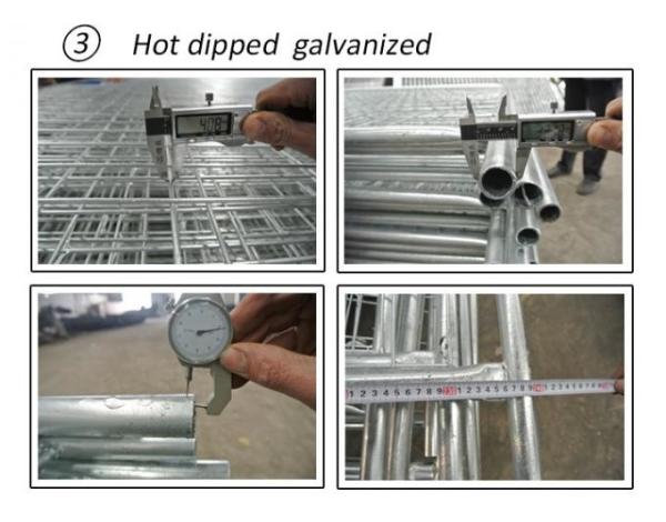 Portable Barriers Fencing / Portable Event Fencing Anti Climb Mesh Infill