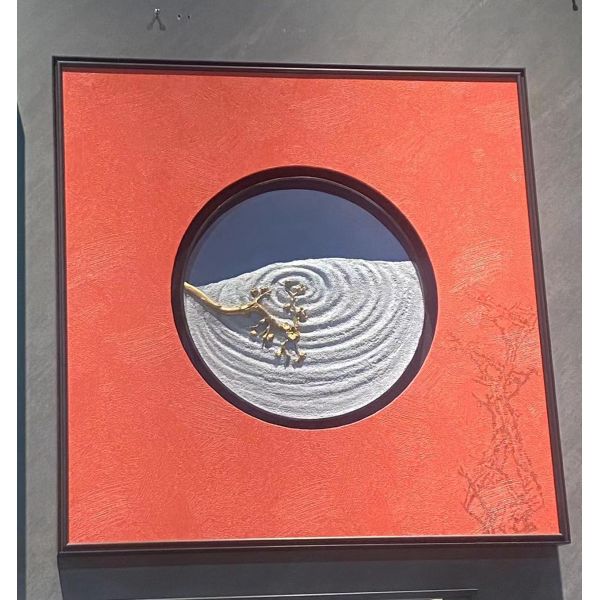 Modern Home Decor Aluminum Art Collection with 30*30cm Size and Oxidation Surface