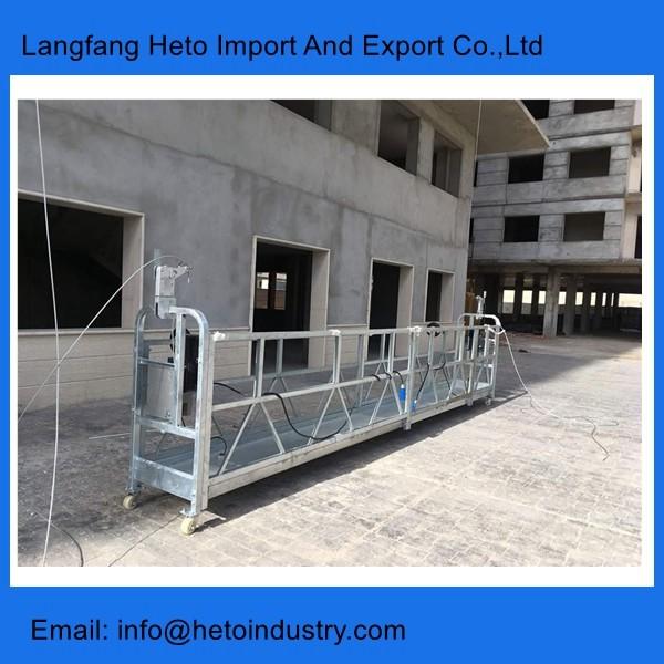 Electric hanging cradle ZLP800 suspended platform for building maintenance