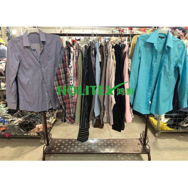 American Style Mens Used Clothing Long Sleeves 27- MS-L With Cotton Material