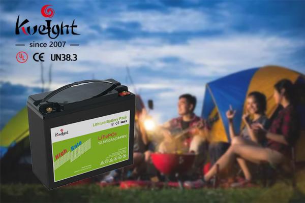High Quality Over 4000 cycle life 12V Rechargeable 30Ah Solar Street Light Backup Power Li-po Battery Emergency Light Ba