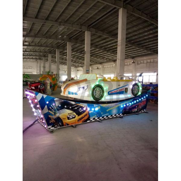 380V Commercial Kiddy Ride Machine , Cool Seacrest County Racing Car Simulator