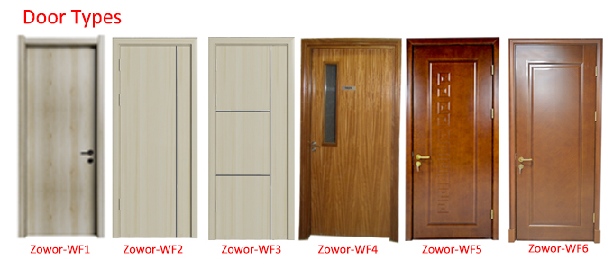 1H Fire Resistant Wooden Doors Interior Fireproof Wooden Door