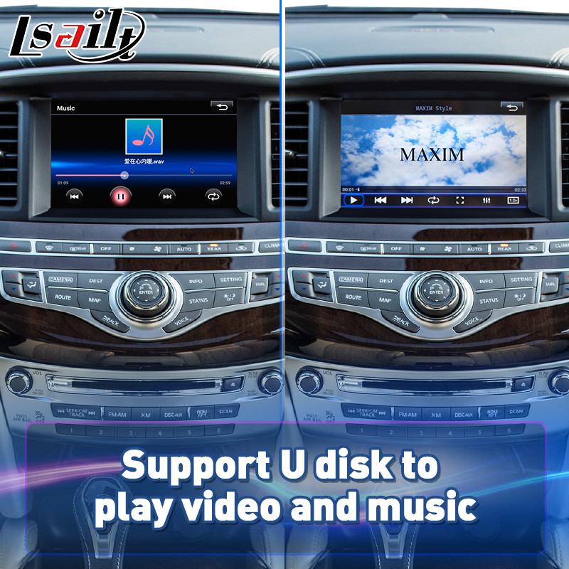 Lsailt Wireless Android Auto Multimedia Carplay Screen for 2011-2016 Infiniti JX35 QX60