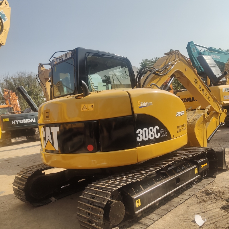 8 тонн мини-экскаватор, подержанный Cat 308C, дорожно-строительная техника
