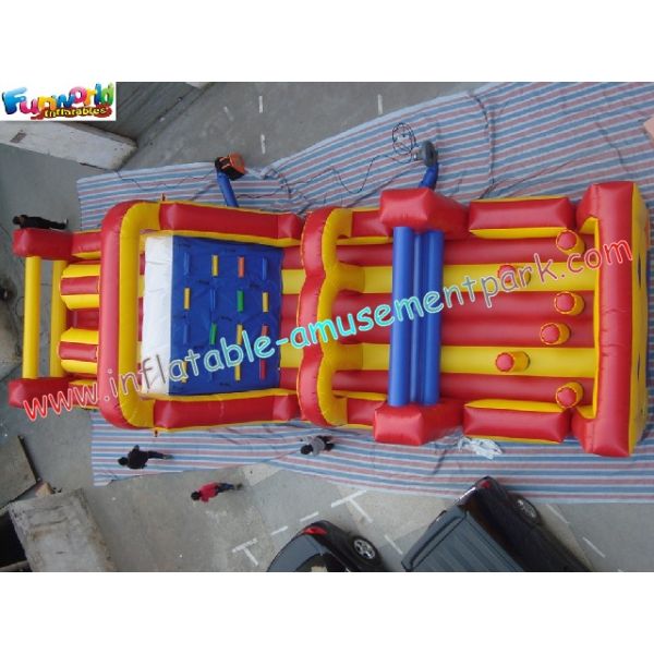 1000D, 18 OZ PVC Kids Outdoor Commercial Large Durable Inflatables Obstacle Course Tunnels Games