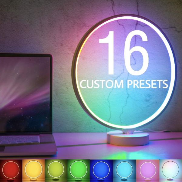 8W RGBW Mood Lighting Lamp with 2700K Soft Warm White APP and Remote Control 50,000 Hours Lifespan