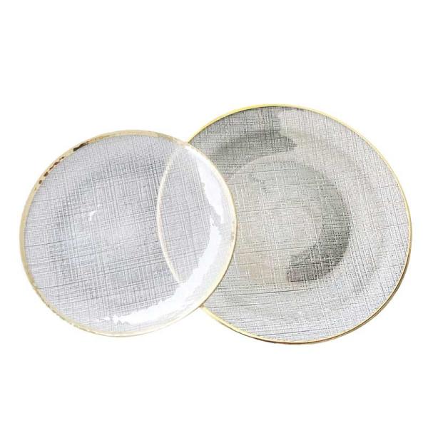 Bulk Glass Charger Plates for Hotels & Event Planners – Custom Branding, Fast Shipping