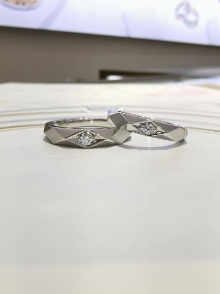 Women11 White Gold Couple Rings