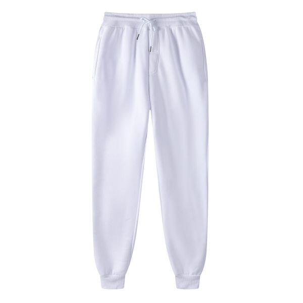 Winter Season Custom 220g Solid Color with Fur Sweatpants Unisex Leisure Sports