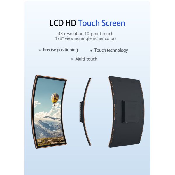 High Resolution Self Service Payment Kiosk with Intel Core I3 CPU for Restaurants and Stores