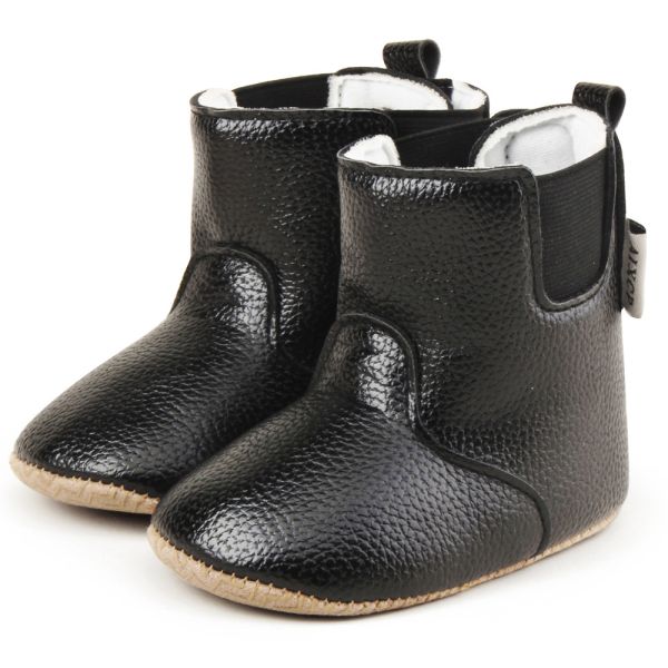 New fashion PU Leather Winter snow warm 0-2 years boy and girl Outdoor walking shoes baby booties
