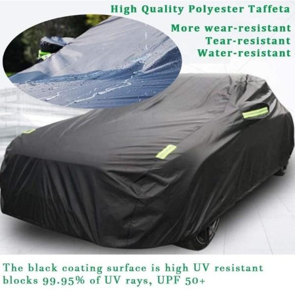 Custom Size and Logo Uv Protection Body Car Cover Sun Wholesale Good Quality Polyester 52X48X32CM 0.8-3kg 200 Pcs